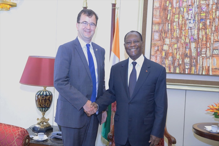 Audience :  a reçu le Directeur Financier du Groupe de la Banque Mondiale