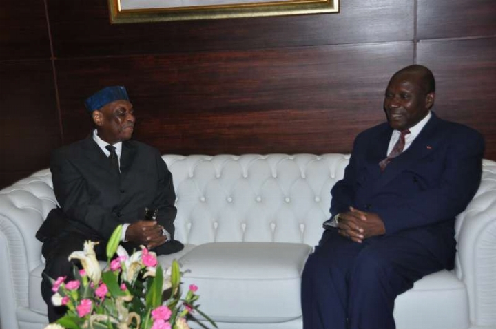 Albert Tévoédjré évoque la crise malienne avec Daniel Kablan Duncan