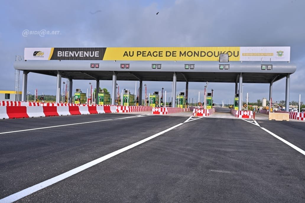 Autoroute Grand-Bassam – Assouindé : le poste à péage de Mondoukou officiellement mis en service 
