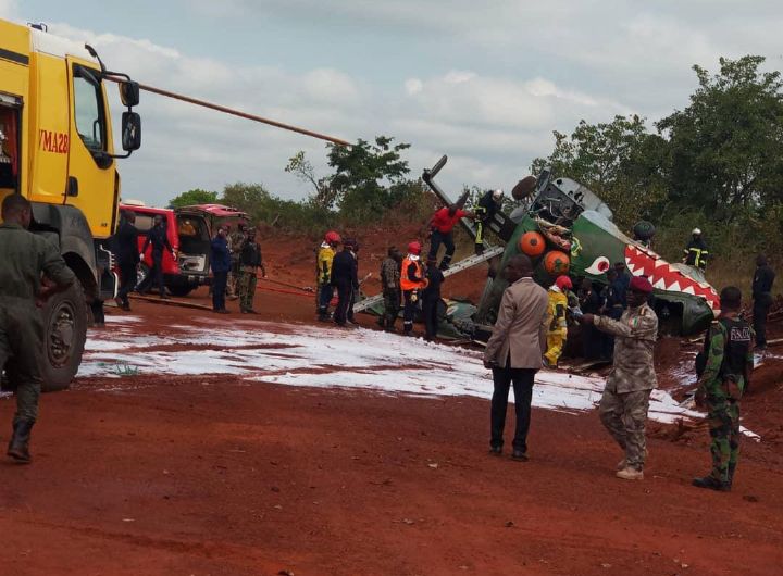 Côte d’Ivoire: 2 blessés dans la collision de 2 hélicoptères à l’aérodrome de Katiola
