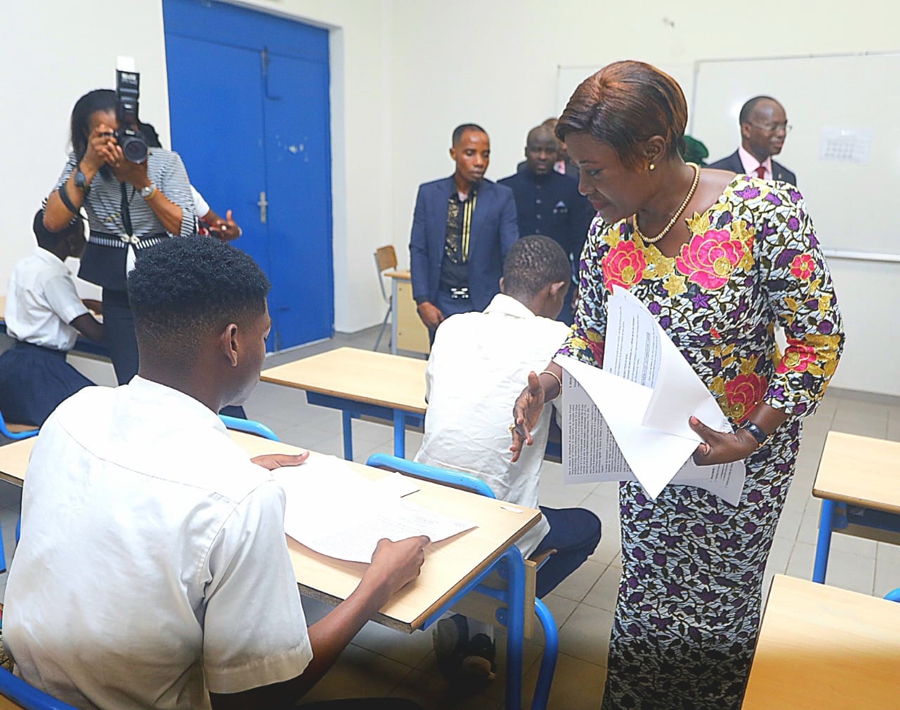 Baccalauréat session 2024: la ministre Mariatou Koné lance officiellement les épreuves écrites pour 355347 candidats