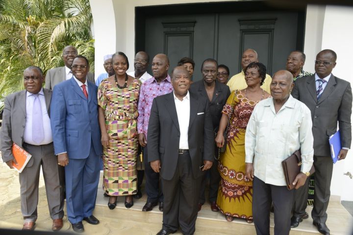 Appel de Daoukro / La mission de médiation du PDCI-RDA chez Charles Konan Banny