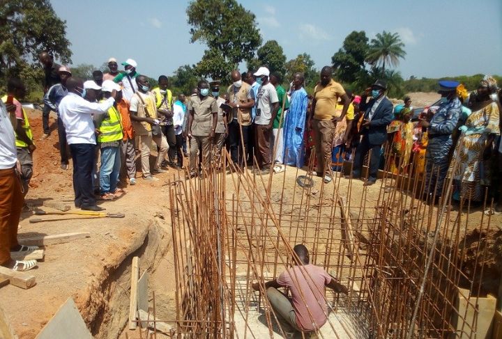 Le préfet de Séguéla visite le chantier du barrage hydroagricole de Bobi