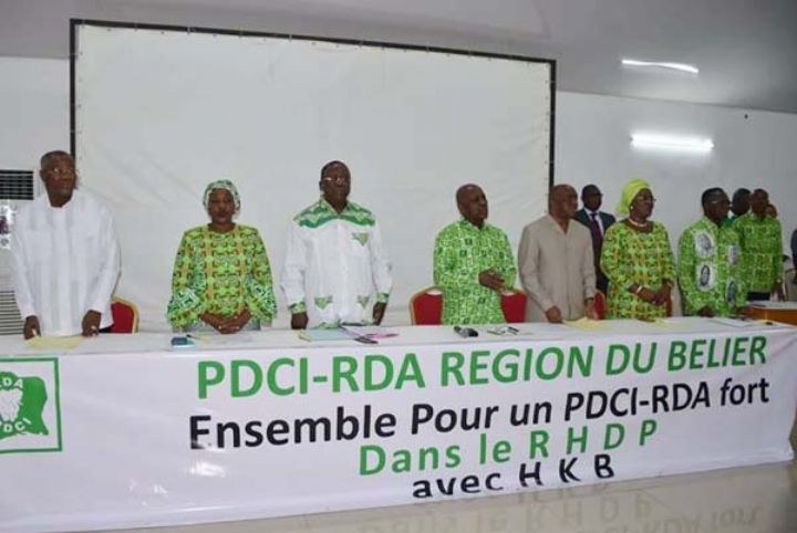 Parti Unifié, RHDP : Les membres des instances du PDCI de la Région du Bélier « demandent au Bureau politique de donner force à la signature de Bédié »