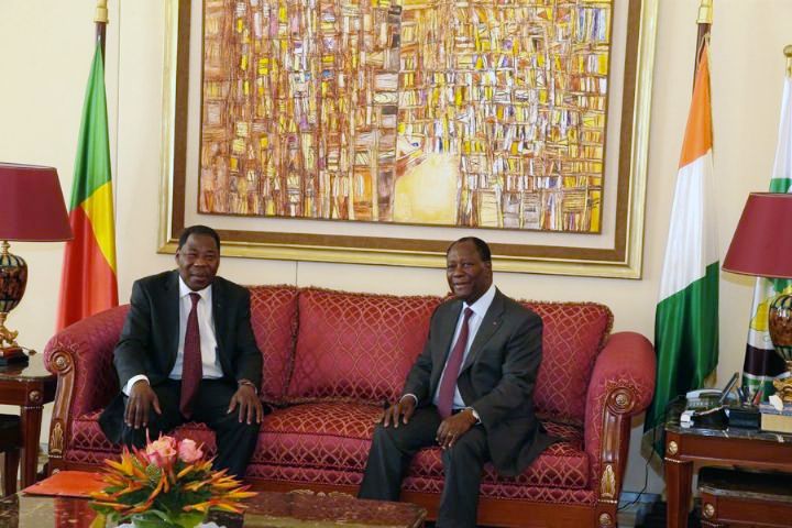 Le Président ivoirien s’entretient avec son homologue béninois à Abidjan