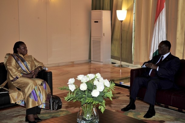 A Abidjan depuis hier : Les dessous du tête-à-tête de la Procureure de la Cpi avec Ouattara