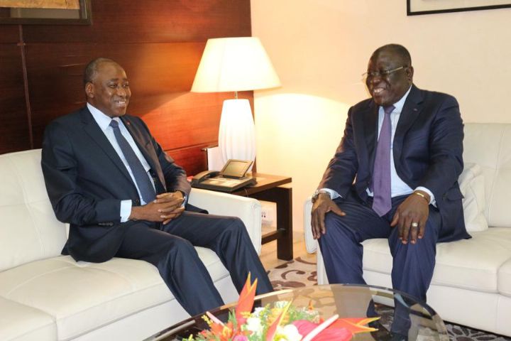 Politique/ Rencontre conviviale entre le premier ministre amadou gon et le ministre Cissé Bacongo