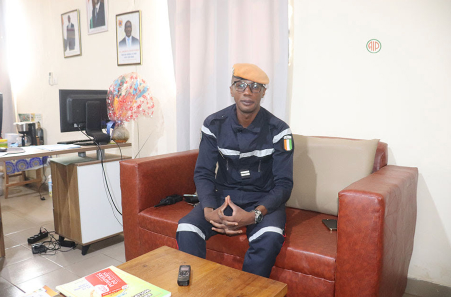 Bilan 2024 : Le centre de protection civile de Man enregistre 1242 victimes, dont 18 décès (Chef)