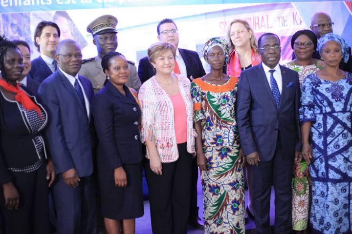 La Directrice Générale de la Banque Mondiale effectue une visite de travail à l’Hôpital Général de Bingerville