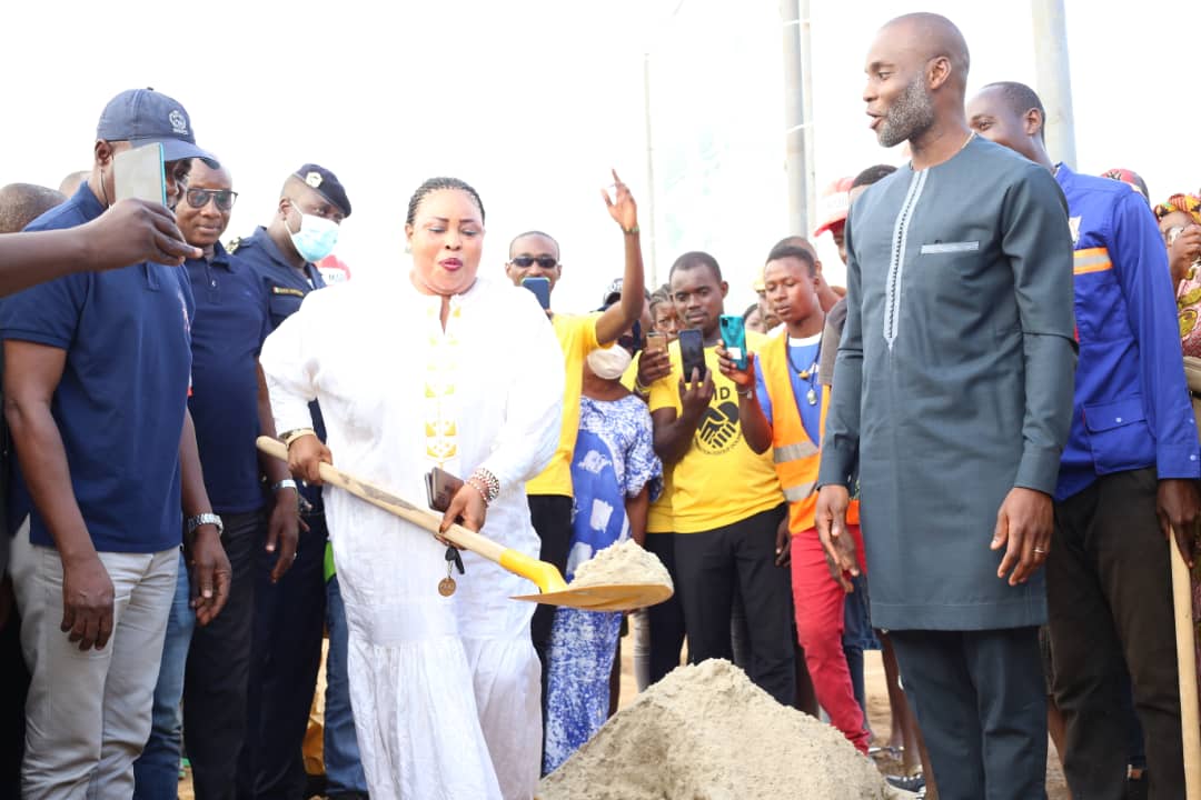 Bingerville : Pose de la première pierre du Grand marché par le Maire Issouf Doumbia