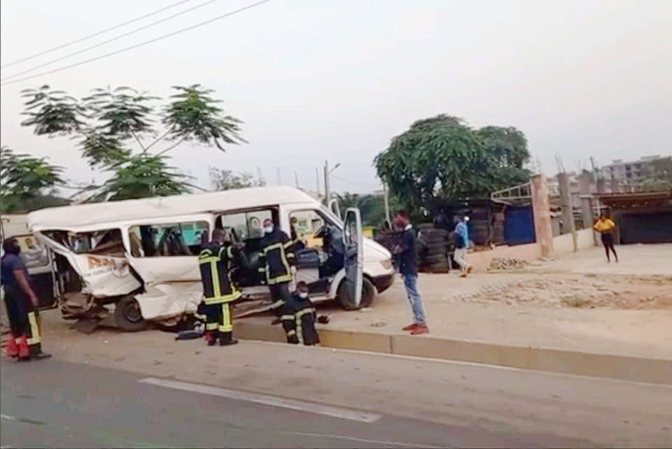 Bingerville: Un accident fait 18 victimes dont 01 décès certain (GSPM)