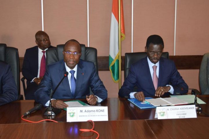 Allocution du ministre Adama Koné lors de la cérémonie de lancement de la mission de la BOAD