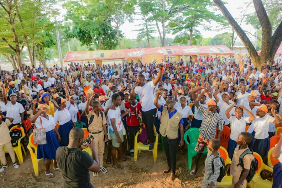 Bouaflé : 1500 Lycéens participent au programme « Jeunesse Responsable » de SOLIBRA