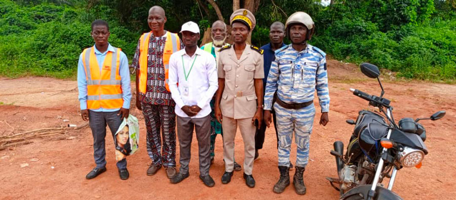 Bouaflé/ Soro Honvogo (DR des Transports) aux conducteurs des 02 et 03 roues : « Portez le casque ou garez vos engins »