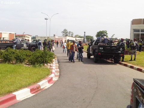 Université Félix Houphouët-Boigny : Vive altercation entre la police universitaire et des étudiants