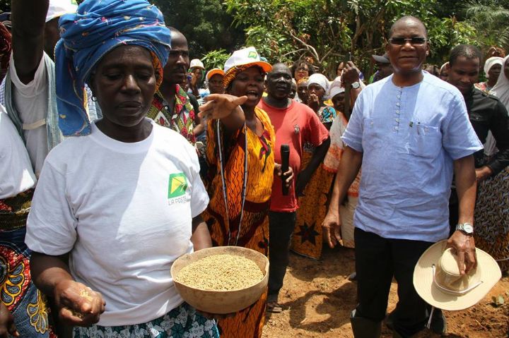 Le Ministre Bruno Koné en tournée dans la Bagoué