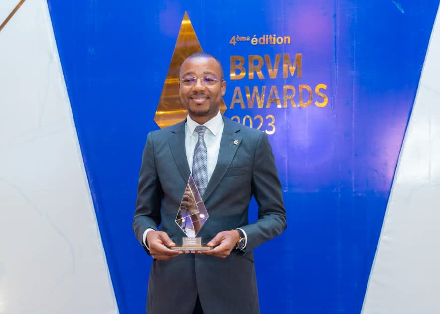 BRVM Awards 2023 : NSIA Banque CI remporte le '' Prix de la Banque teneur de compte /conservateur de l'année''