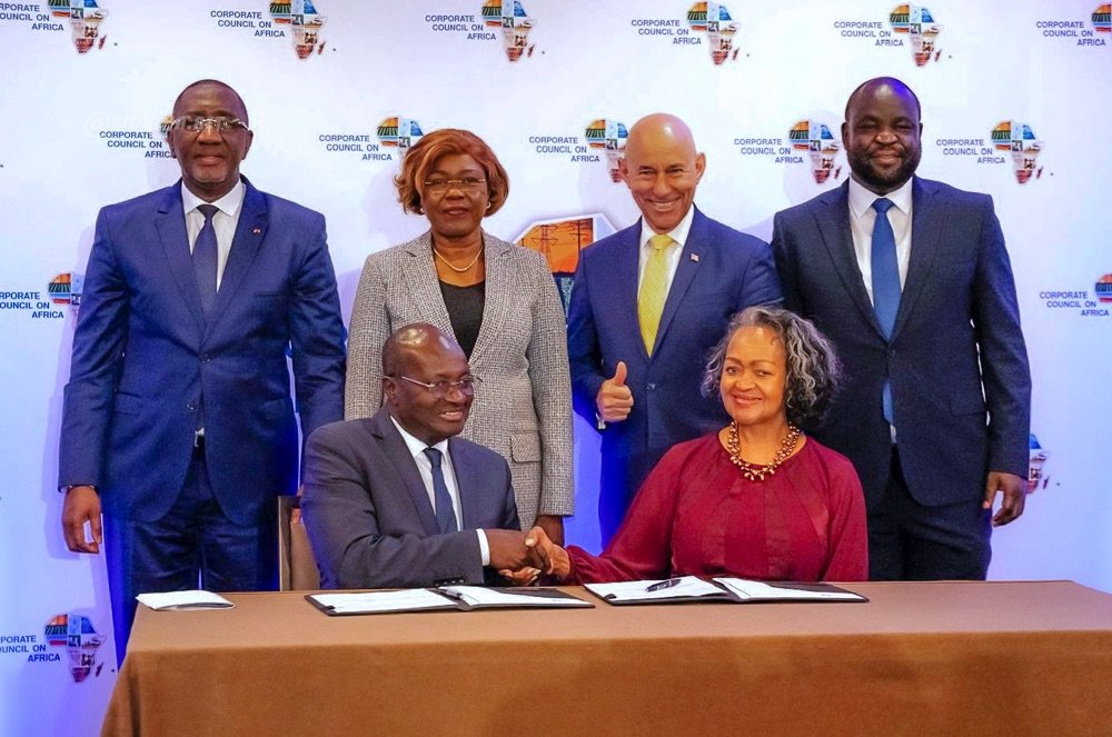 Business : la Chambre de Commerce et d’Industrie de Côte d’Ivoire et le Corporate Council on Africa signent une convention à New-York