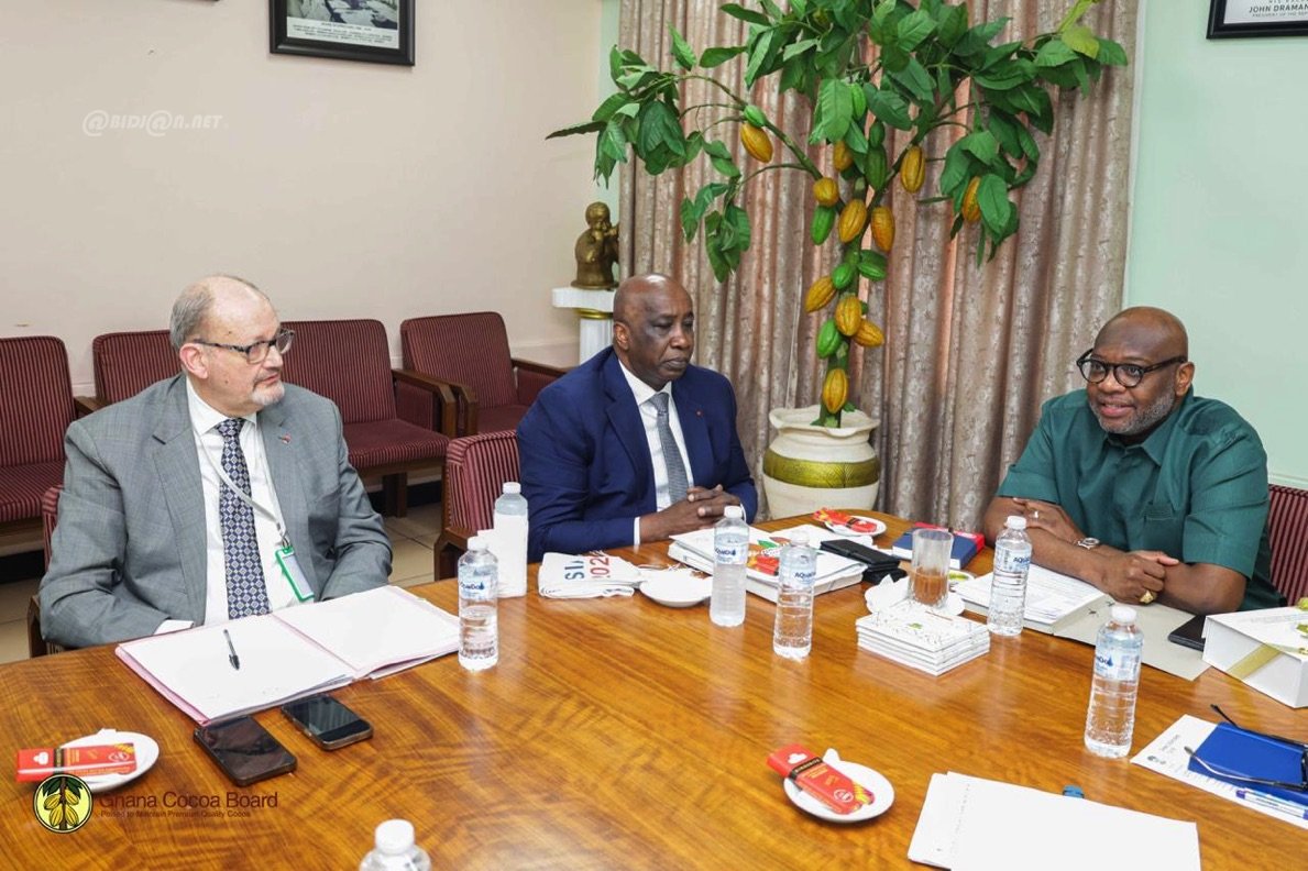 Cacao: le porte-parole des pays producteurs de l’ICCO en visite de travail au Ghana