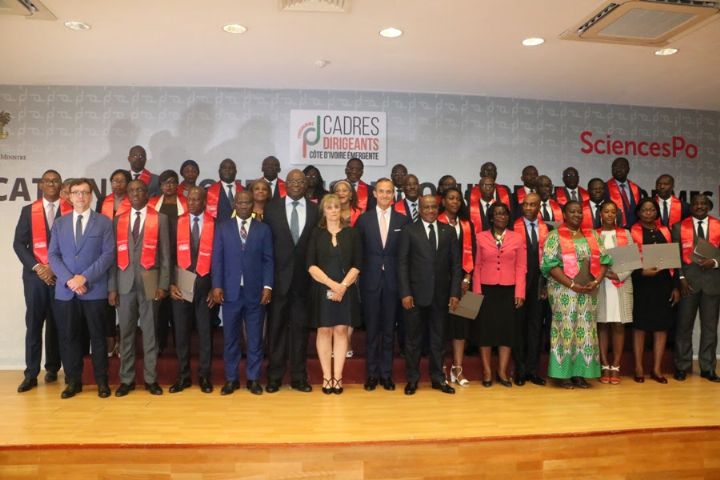 Certification de 31 hauts cadres de l’administration ivoirienne par Sciences Po