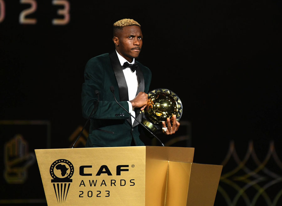 CAF Awards 2023 : Victor Osimhen sacré joueur africain de l’année