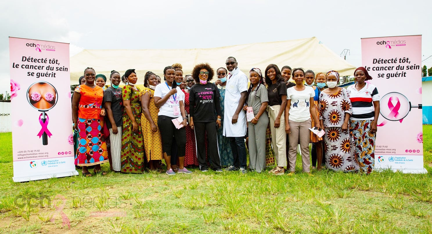 Cancer du sein: Écho Médias-Mssc fait dépister près de 1000 femmes à Abidjan