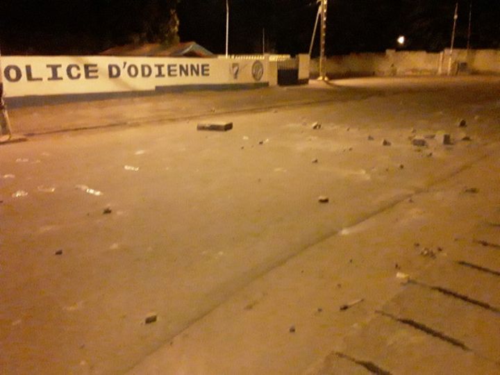 Des heurts entre la police et une bande de jeunes à Odienné