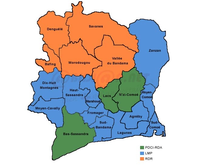 Présidentielle : le second tour opposera Gbagbo (38,3 %) à Ouattara (32,08 %)