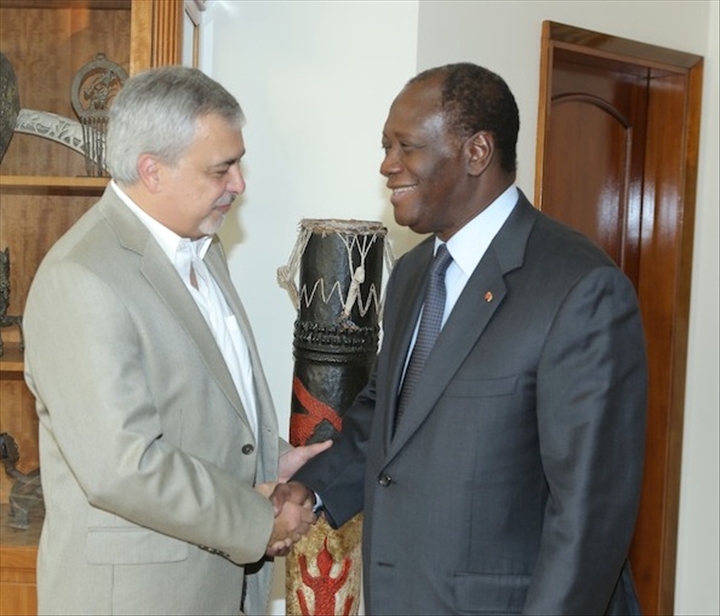 Rentré hier de Paris - Le président Ouattara déjà au travail