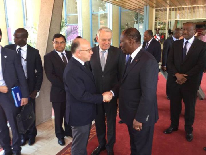 Le Chef de l’Etat a échangé avec les Ministres français des Affaires Etrangères et de l’Intérieur