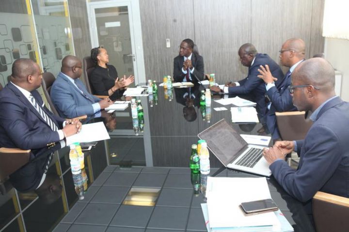Environnement des affaires : la Présidente du Corporate Council of Africa (CCA), Mme Florie LISER reçue en audience par Le Vice-président de la CGECI, M. Ahmed CISSE