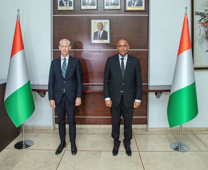 Coopération : la Côte d’Ivoire et la France vont renforcer leur partenariat, indique le ministre français du Commerce Extérieur Franck Riester