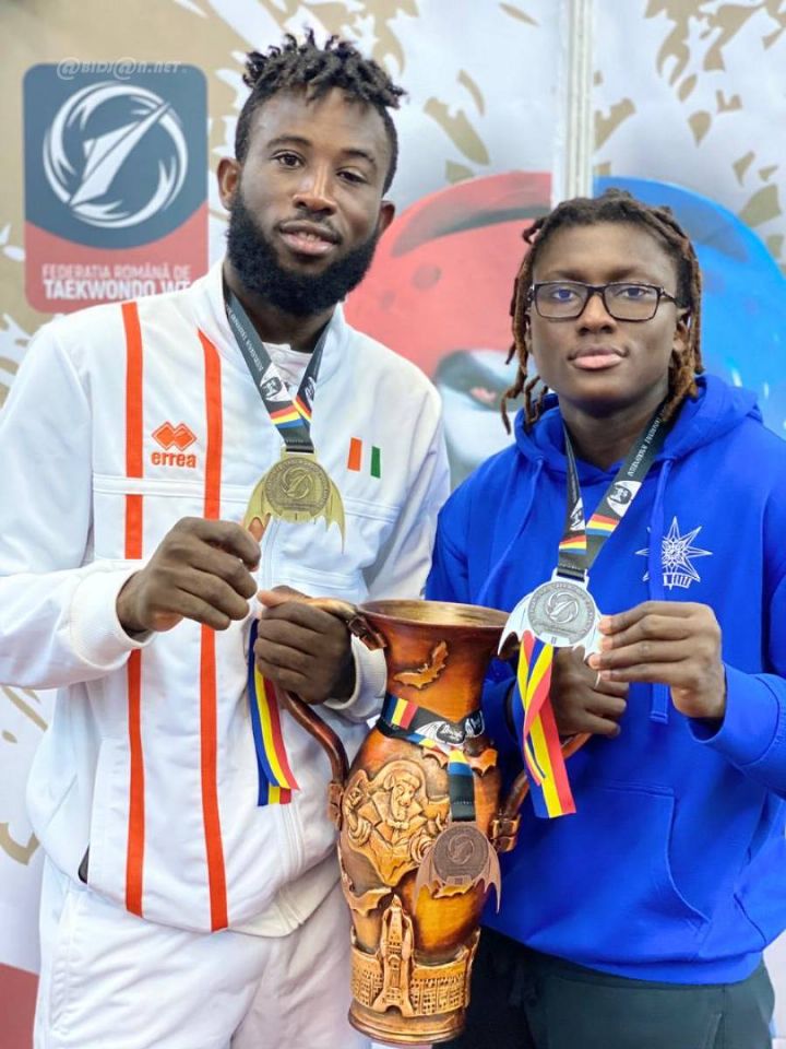 Taekwondo/Open de Roumanie Cheick Cissé Sallah médaillé d’Or et Ruth