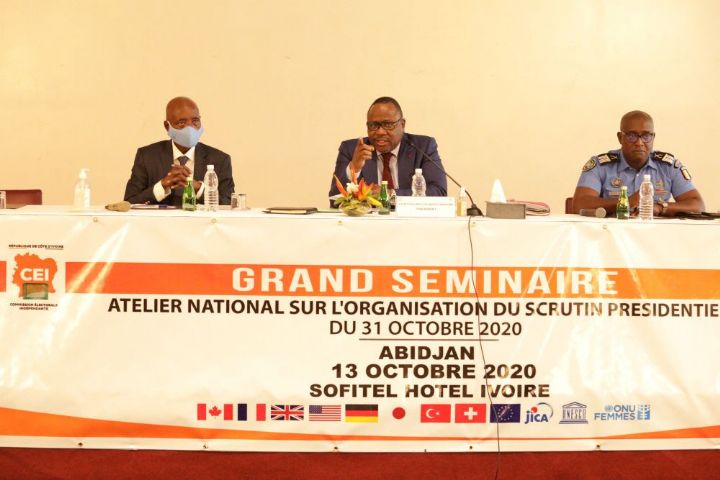 Présentation à Abidjan du mode opératoire de la présidentielle ivoirienne