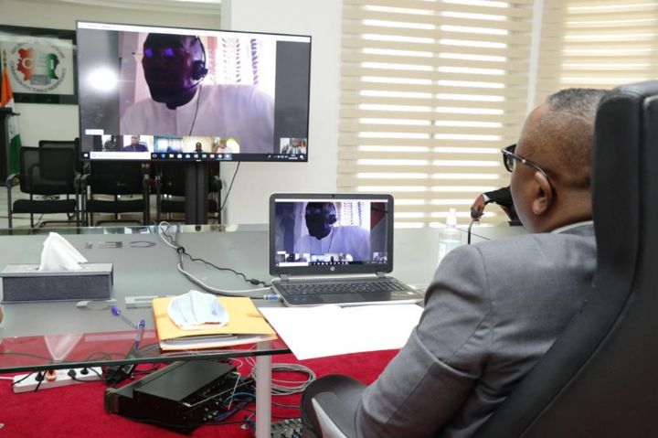 La CEI échange avec ses pairs de la CEDEAO sur les impacts de COVID-19 sur les élections dans  la sous-région