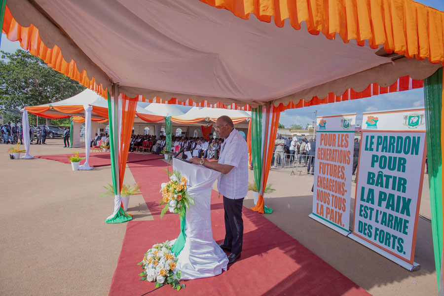 Célébration de la 26è Journée nationale de la Paix : les populations du Grand Ouest s'engagent pour la paix