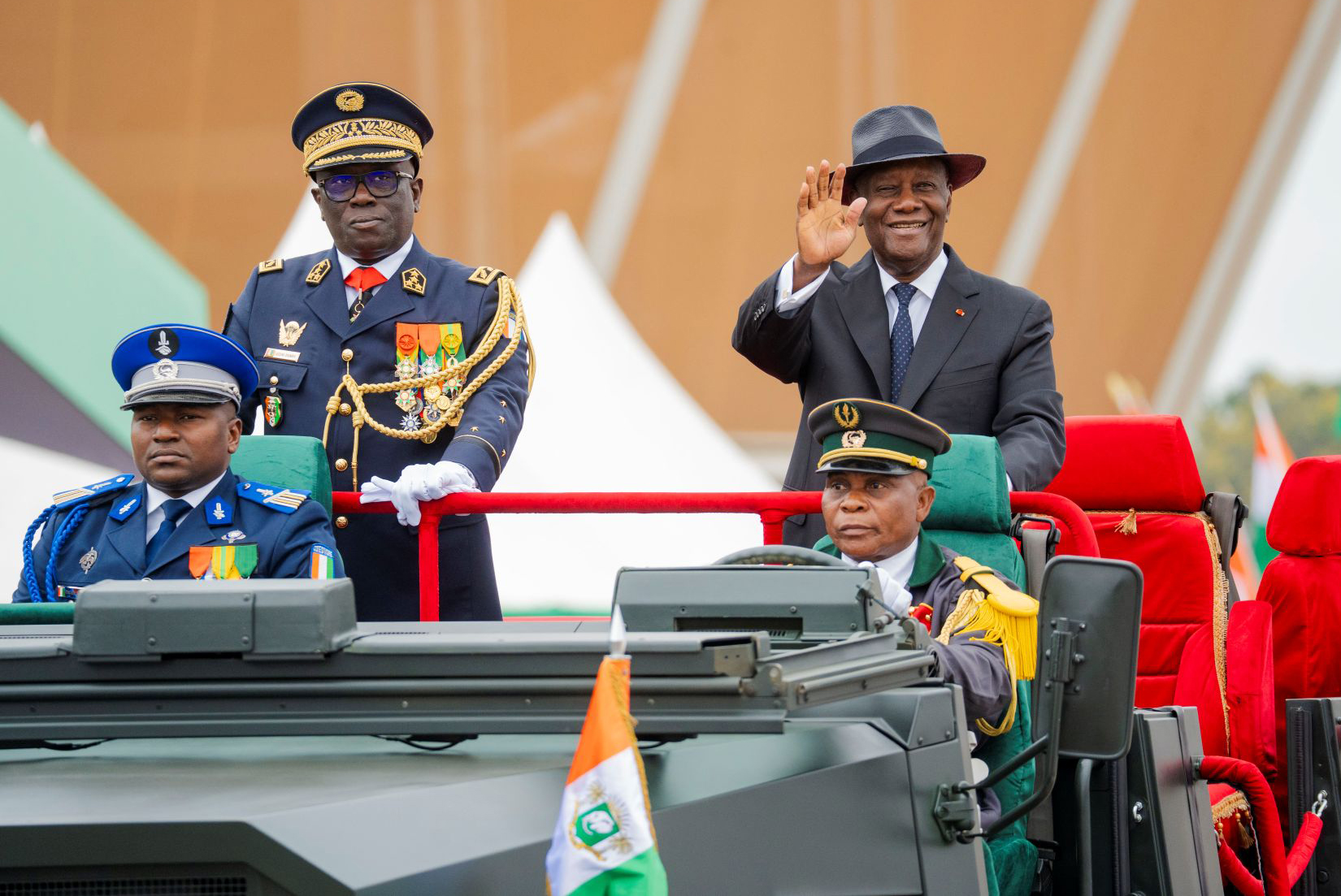Commémoration officielle de l'indépendance à Bouaké édition 2025: le Président de la République, Alassane Ouattara, préside l'événement