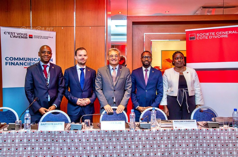 Banque : Société Générale Côte d’Ivoire affiche un résultat net de 53 milliards FCFA en progression de 10% au 1er semestre 2025 ( DG)