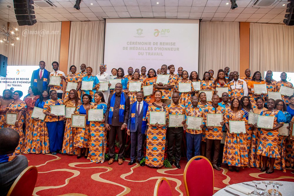 Côte d’Ivoire : AFG Bank CI distingue 56 agents pour leur loyauté et leur engagement