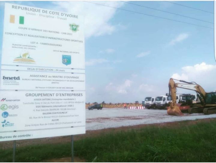 CAN 2021: 80% des chantiers sont ouverts