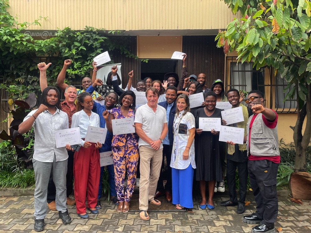 Cinématographie : une cohorte de 15 jeunes ivoiriens  formée à l'écriture de scénario long-métrage 