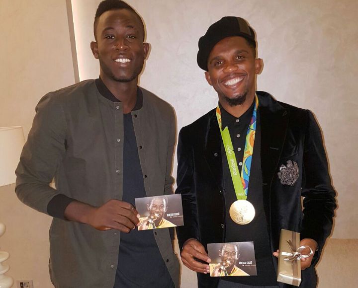 Sport: Cissé Cheick Sallah reçu par Samuel Etoo en Turquie