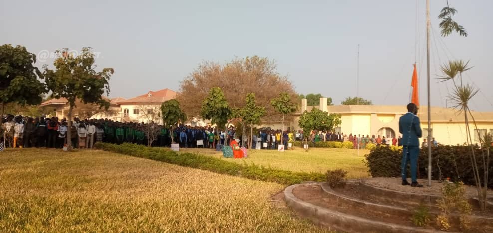 Civisme : la cérémonie  de «montée du drapeau » instaurée à l’Université Peleforo Gon Coulibaly (UPGC) Korhogo