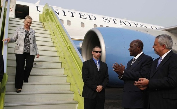 Hillary Clinton à Abidjan, 1ère visite depuis la fin de la crise ivoirienne