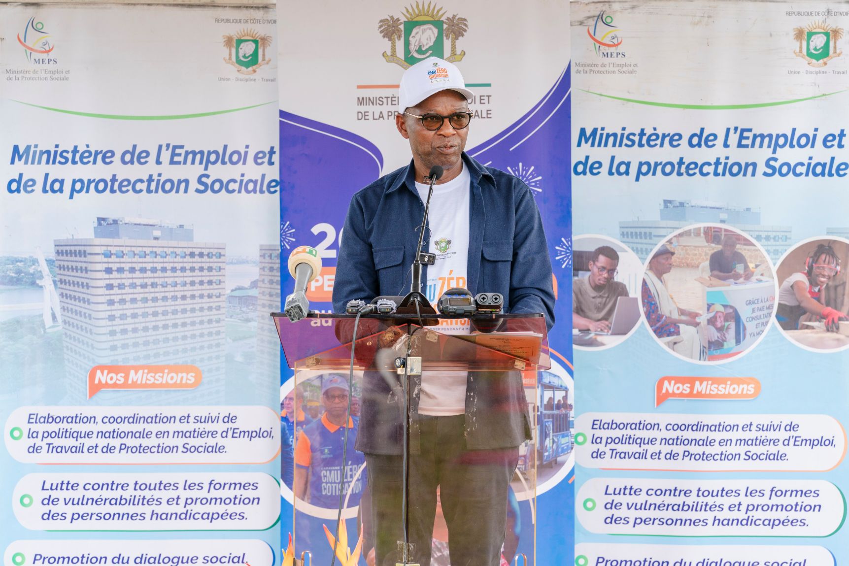 Clôture de la caravane « CMU Zéro Cotisation » : le ministre Adama Kamara annonce la reprise des cotisations dès janvier 2026