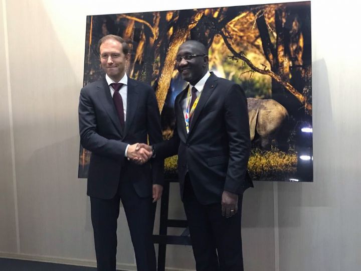 Coopération commerciale Côte d’Ivoire / Russie : le ministre Souleymane Diarrassouba et son homologue russe s’engagent à doubler le volume de leurs échanges commerciaux