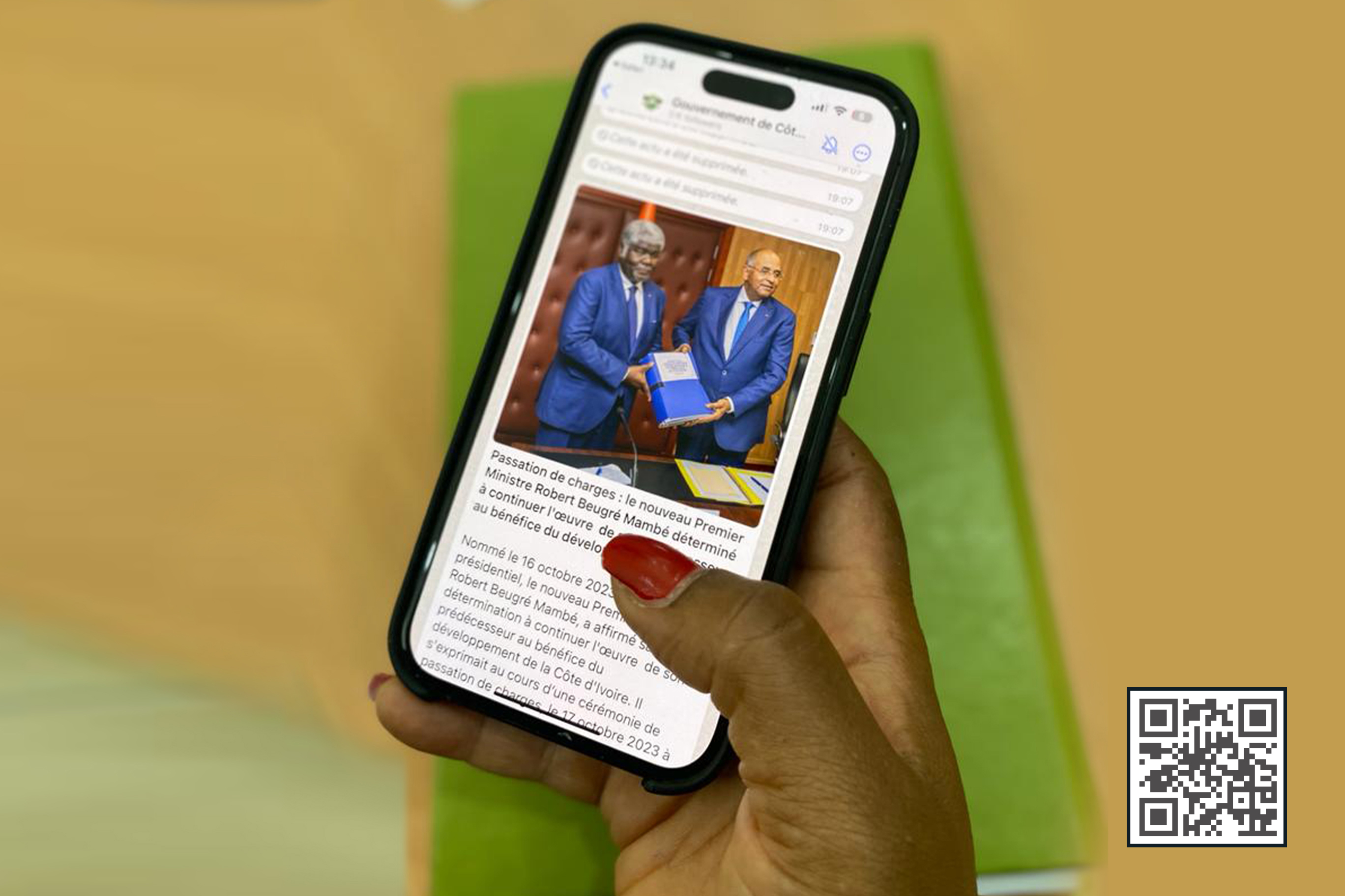  Communication gouvernementale : le CICG lance la chaîne WhatsApp officielle du Gouvernement