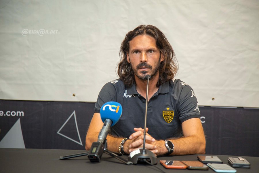 Conférence de presse de l'Asec Mimosas de l'avant match Asec Mimosas contre le racing club d’Abidjan