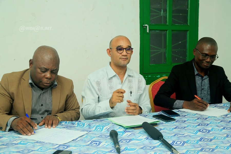 Conférence de presse de Michel Gbagbo à Yopougon