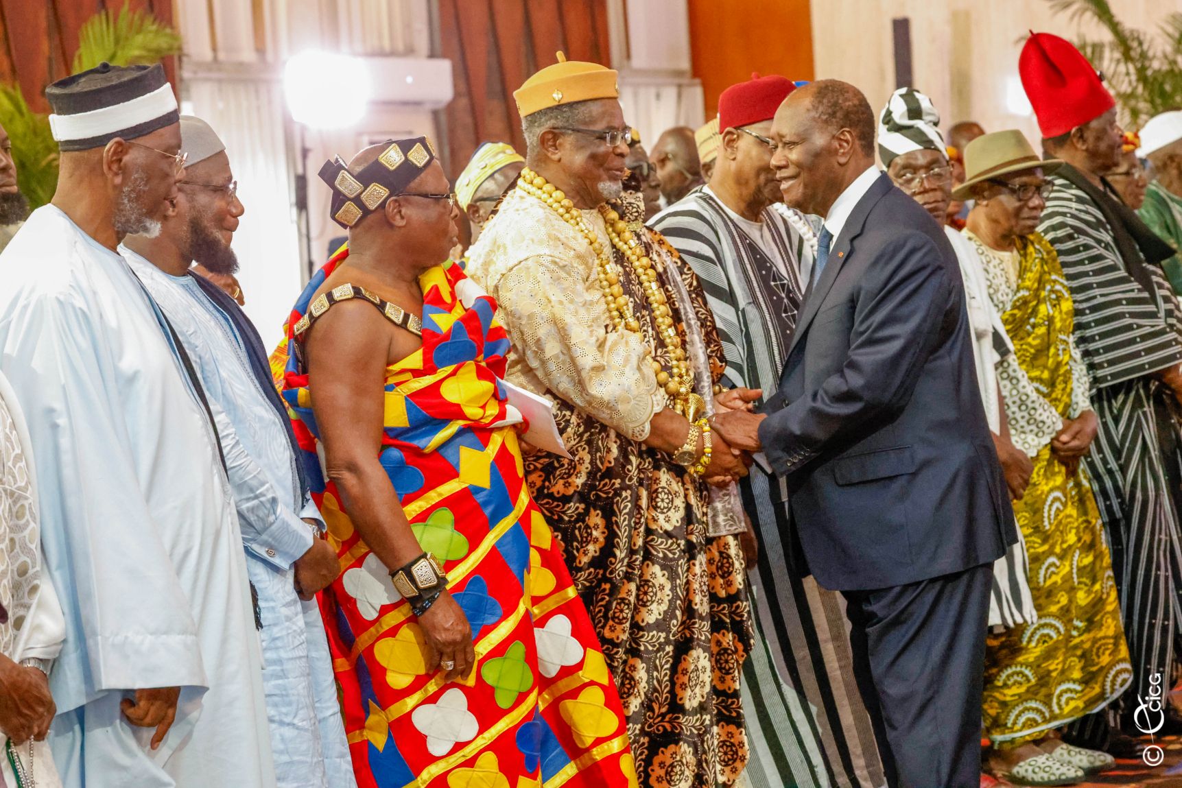 Construction et renforcement de la cohésion sociale et de la paix: le Président Alassane Ouattara félicite les autorités coutumières et religieuses pour leur apport 